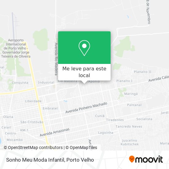 Sonho Meu Moda Infantil mapa
