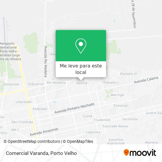 Comercial Varanda mapa
