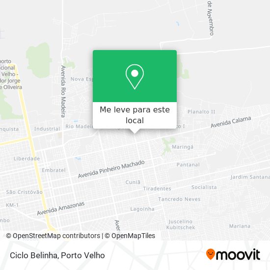Ciclo Belinha mapa