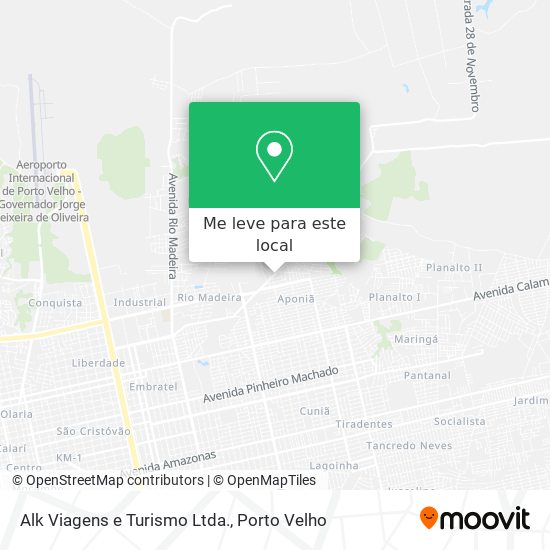 Alk Viagens e Turismo Ltda. mapa