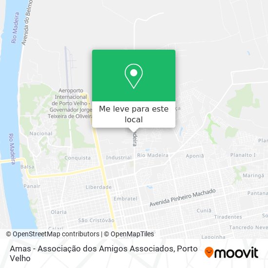Amas - Associação dos Amigos Associados mapa