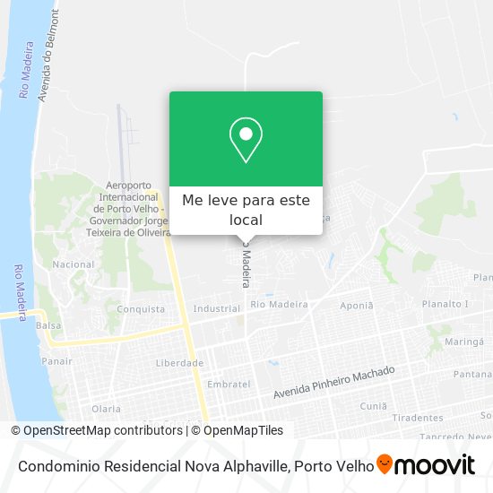 Condominio Residencial Nova Alphaville mapa