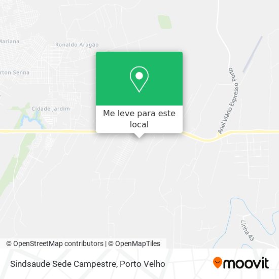 Sindsaude Sede Campestre mapa
