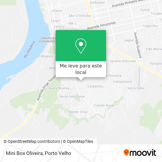 Mini Box Oliveira mapa