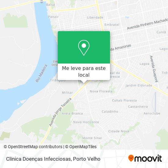 Clínica Doenças Infecciosas mapa