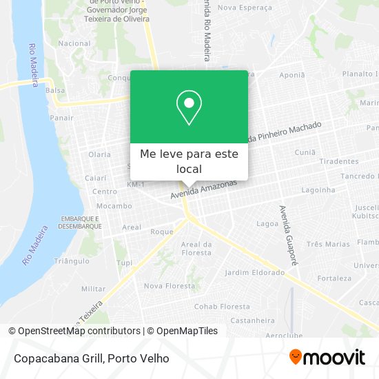 Copacabana Grill mapa