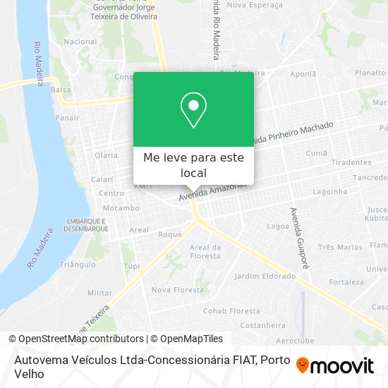 Autovema Veículos Ltda-Concessionária FIAT mapa