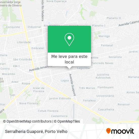 Serralheria Guaporé mapa