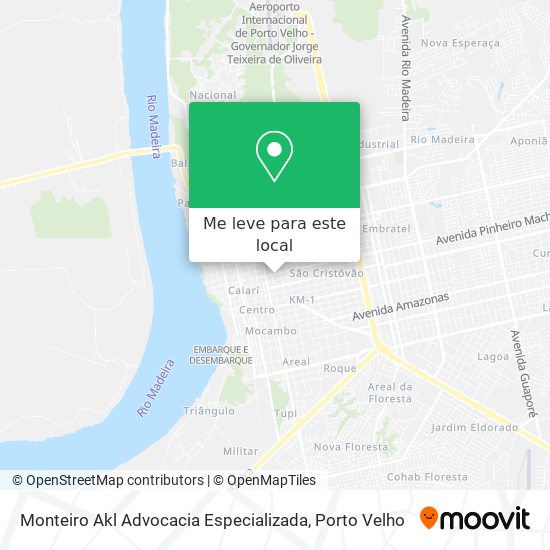 Monteiro Akl Advocacia Especializada mapa