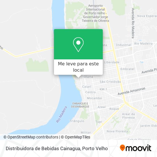 Distribuidora de Bebidas Cainagua mapa