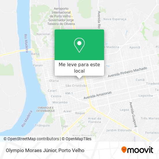 Olympio Moraes Júnior mapa