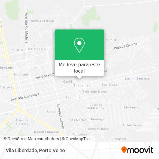 Vila Liberdade mapa