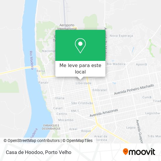Casa de Hoodoo mapa