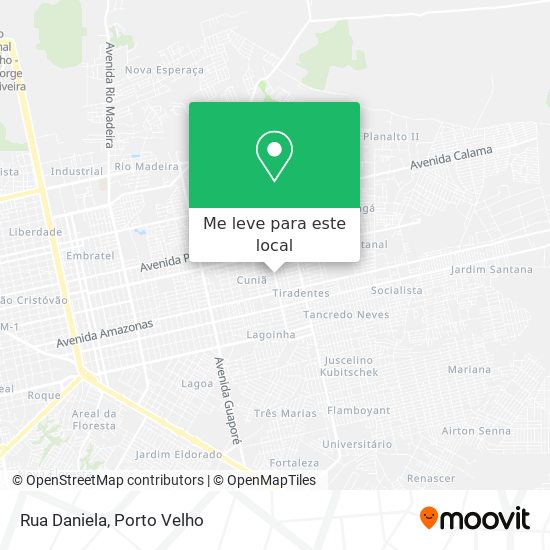 Rua Daniela mapa