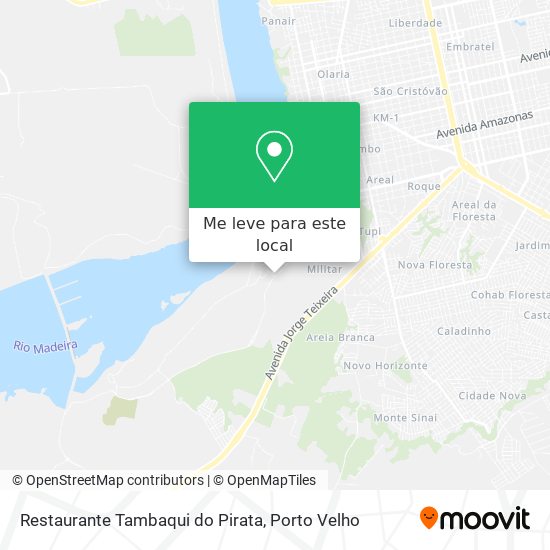 Restaurante Tambaqui do Pirata mapa