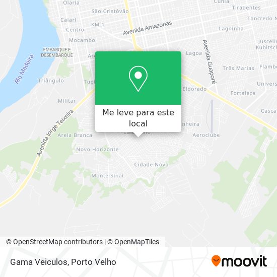 Gama Veiculos mapa