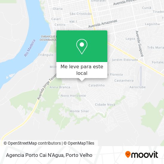 Agencia Porto Cai N'Agua mapa