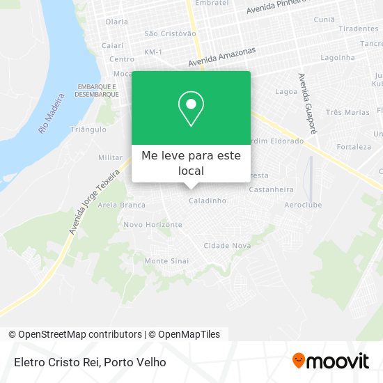Eletro Cristo Rei mapa