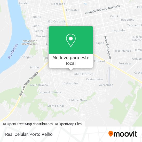Real Celular mapa