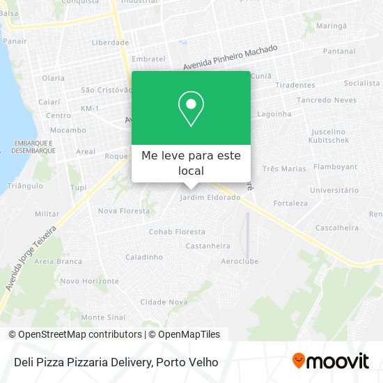 Deli Pizza Pizzaria Delivery mapa