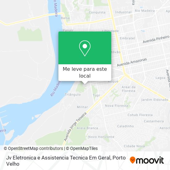 Jv Eletronica e Assistencia Tecnica Em Geral mapa