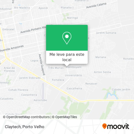 Claytech mapa