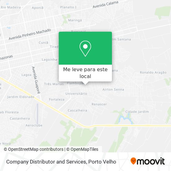 Company Distributor and Services mapa