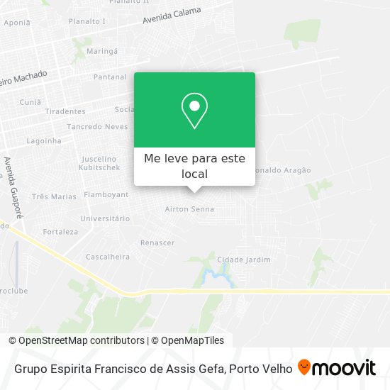 Grupo Espirita Francisco de Assis Gefa mapa