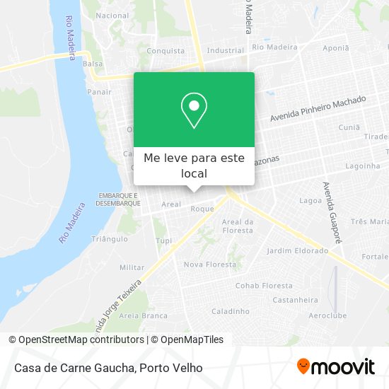 Casa de Carne Gaucha mapa