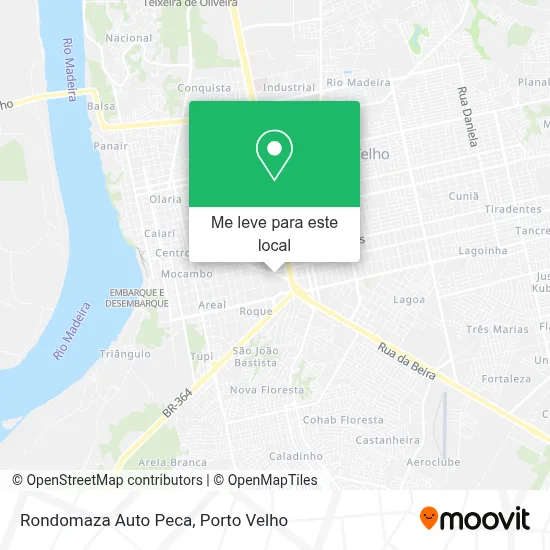 Rondomaza Auto Peca mapa