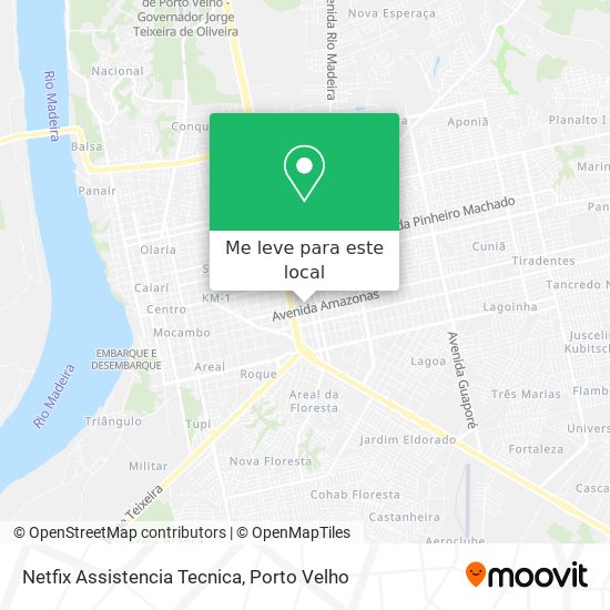 Netfix Assistencia Tecnica mapa