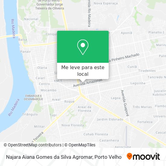 Najara Aiana Gomes da Silva Agromar mapa