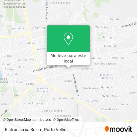 Eletronica sa Belem mapa
