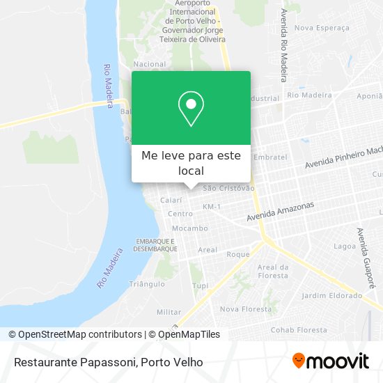 Restaurante Papassoni mapa