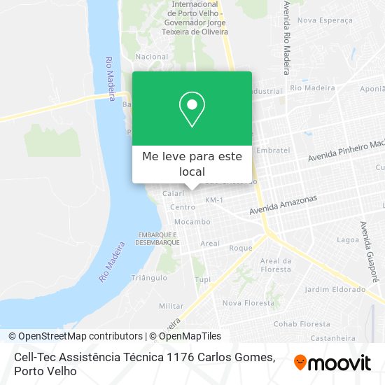 Cell-Tec Assistência Técnica 1176 Carlos Gomes mapa