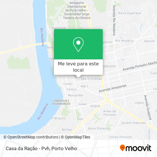 Casa da Ração - Pvh mapa
