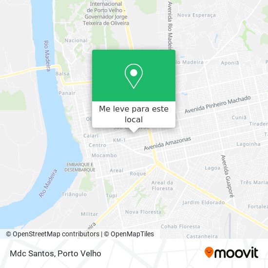 Mdc Santos mapa