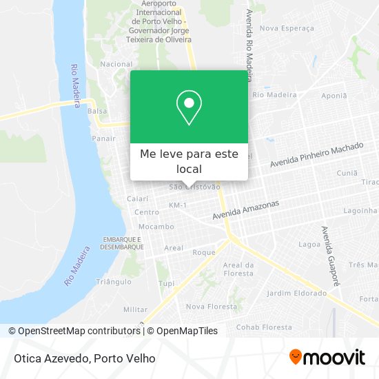 Otica Azevedo mapa