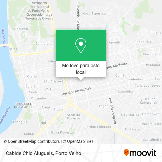 Cabide Chic Alugueis mapa