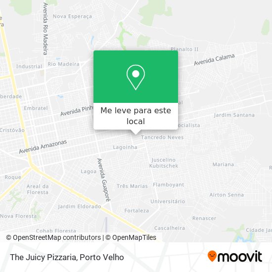The Juicy Pizzaria mapa