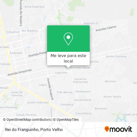 Rei do Franguinho mapa