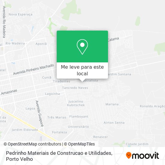 Pedrinho Materiais de Construcao e Utilidades mapa