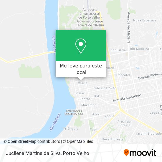 Jucilene Martins da Silva mapa