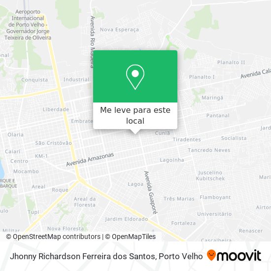 Jhonny Richardson Ferreira dos Santos mapa