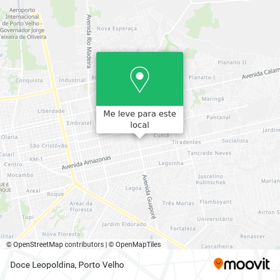 Doce Leopoldina mapa