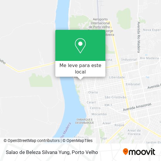 Salao de Beleza Silvana Yung mapa