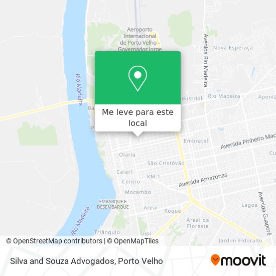 Silva and Souza Advogados mapa