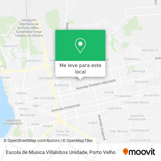 Escola de Musica Villalobos Unidade mapa