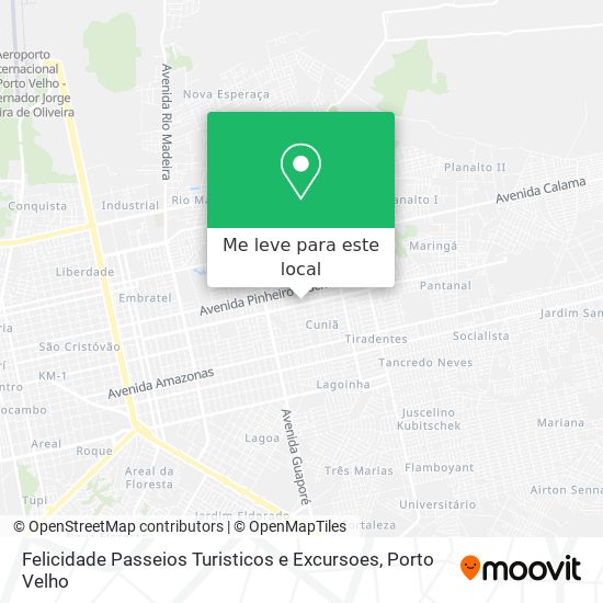 Felicidade Passeios Turisticos e Excursoes mapa