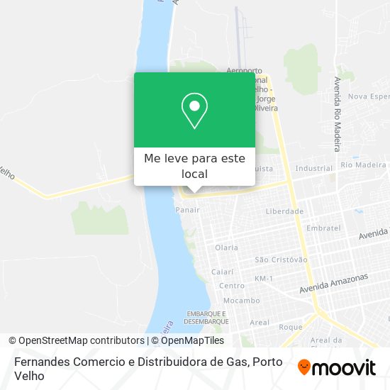 Fernandes Comercio e Distribuidora de Gas mapa